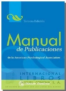 Manual De Publicaciones 3ºedicion